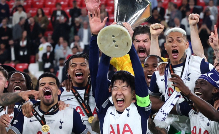 El Tottenham se corona en San Mamés: los londinenses ganan su primer gran trofeo en 17 años
