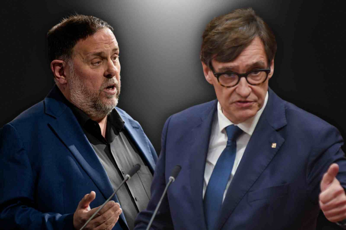 Oriol Junqueras y Salvador Illa   CANVA   EUROPA PRESS