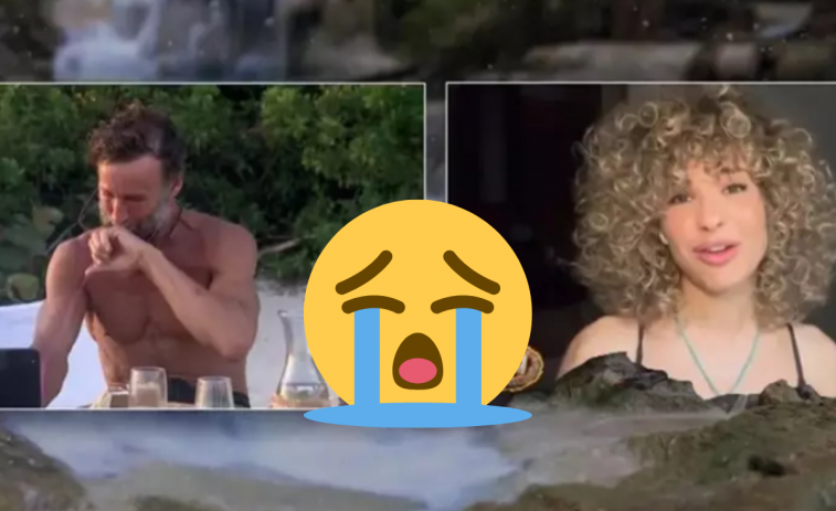 Escassi llora en 'Supervivientes' al ver el emotivo mensaje de su novia Sheila