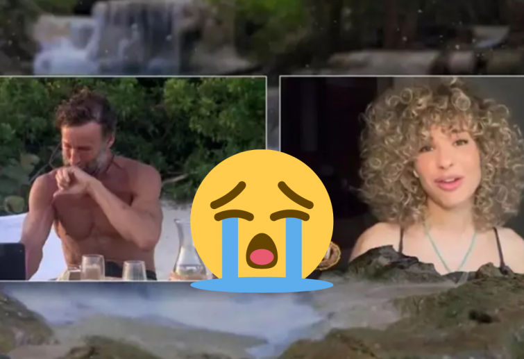 Escassi llora en 'Supervivientes' al ver el emotivo mensaje de su novia Sheila
