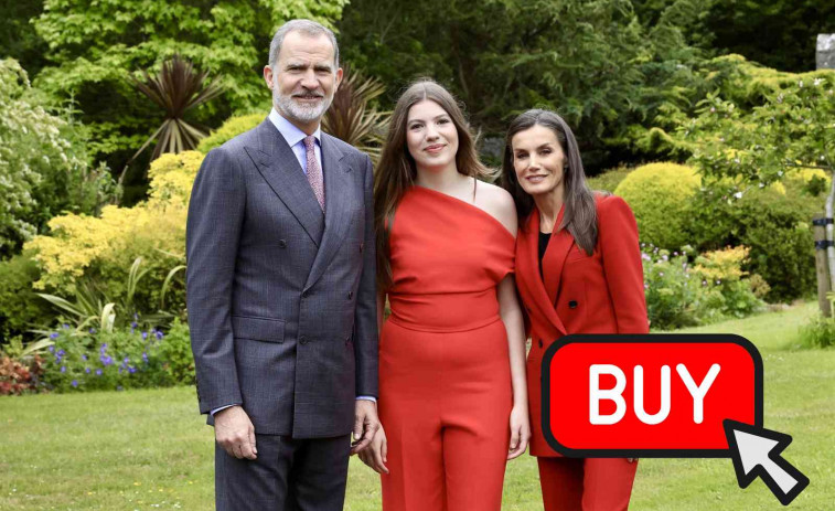 El mono rojo de la infanta Sofía arrasa en España: Se agota en 48 horas y cuesta solo 49€