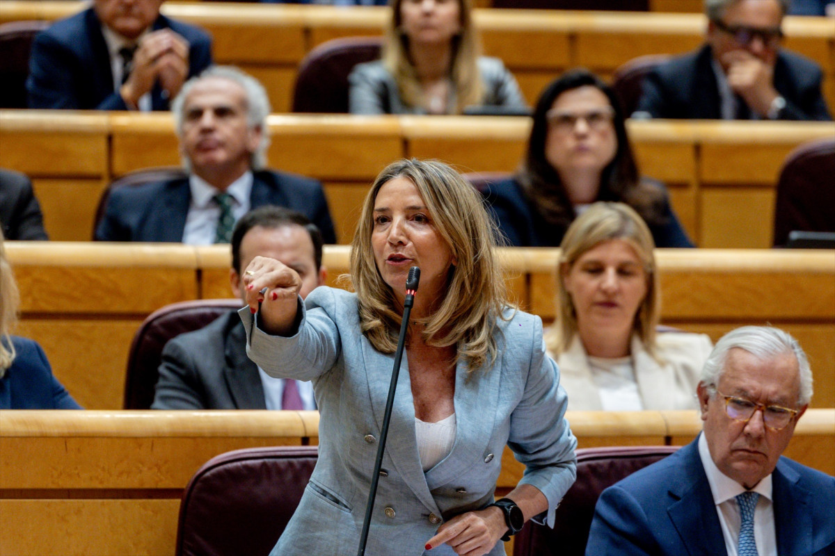 EuropaPress 6703810 portavoz pp senado alicia garcia interviene sesion control gobierno senado