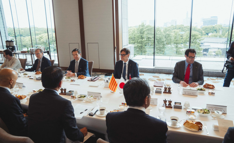 Reunión de alto nivel: el president Illa habla con empresas japonesas instaladas en Catalunya
