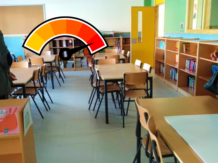 Aulas sin aire en Catalunya: CSIF denuncia 