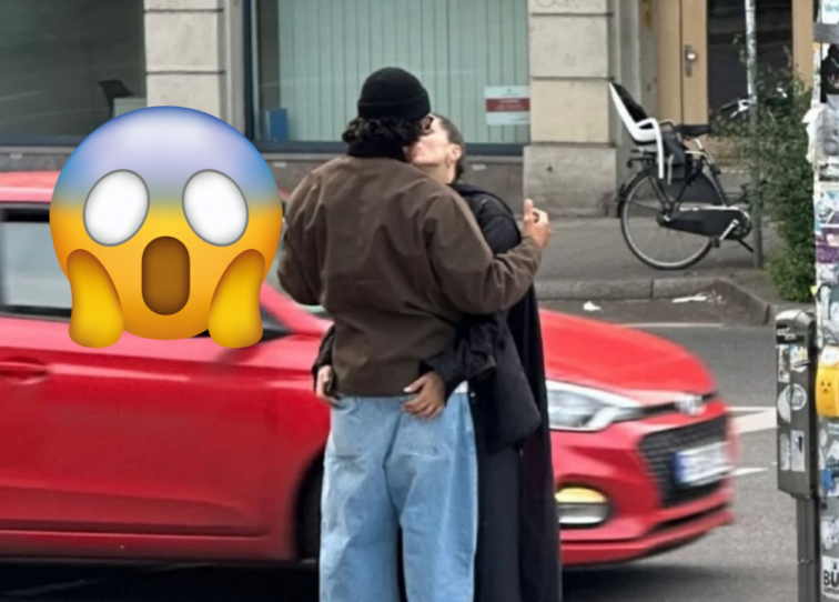 ¡Pillados! Rosalía y el actor Emilio Sakraya se besan en plena calle en Múnich