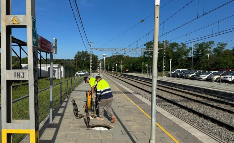 Renfe refuerza la información a los viajeros en la estación de Palautordera
