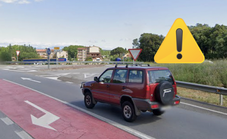 Accidente en Flaçà: un siniestro obliga a cortar la C-66 en ambos sentidos