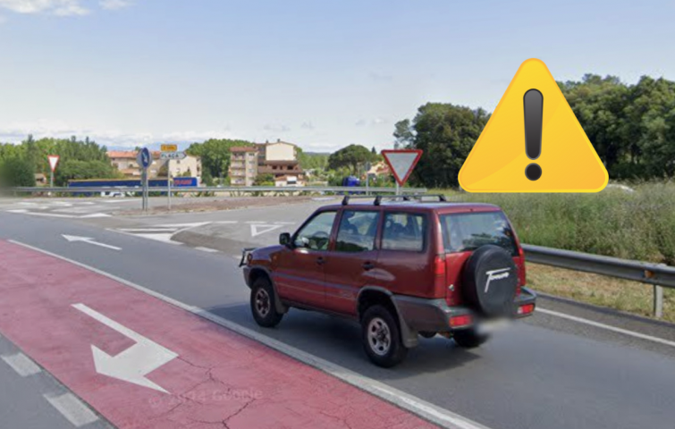 Accidente en Flaçà: un siniestro obliga a cortar la C-66 en ambos sentidos