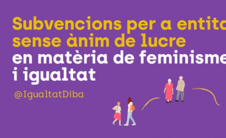 La Diputación de Barcelona aumenta un 27% la financiación de proyectos de igualdad en 2025