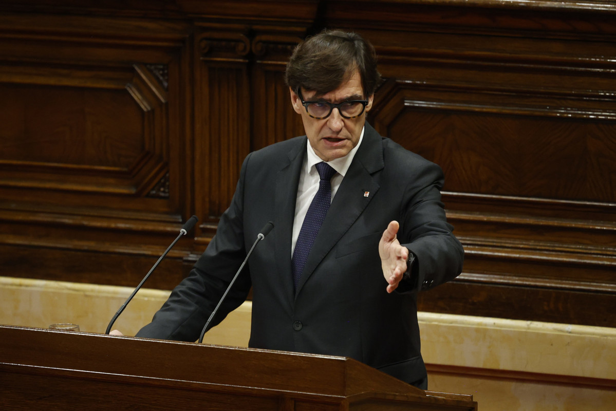 Archivo - El presidente de la Generalitat de Catalunya, Salvador Illa