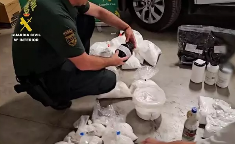 La Guardia Civil captura a un hombre que había fabricado más de 150 kilos de explosivos en su garaje