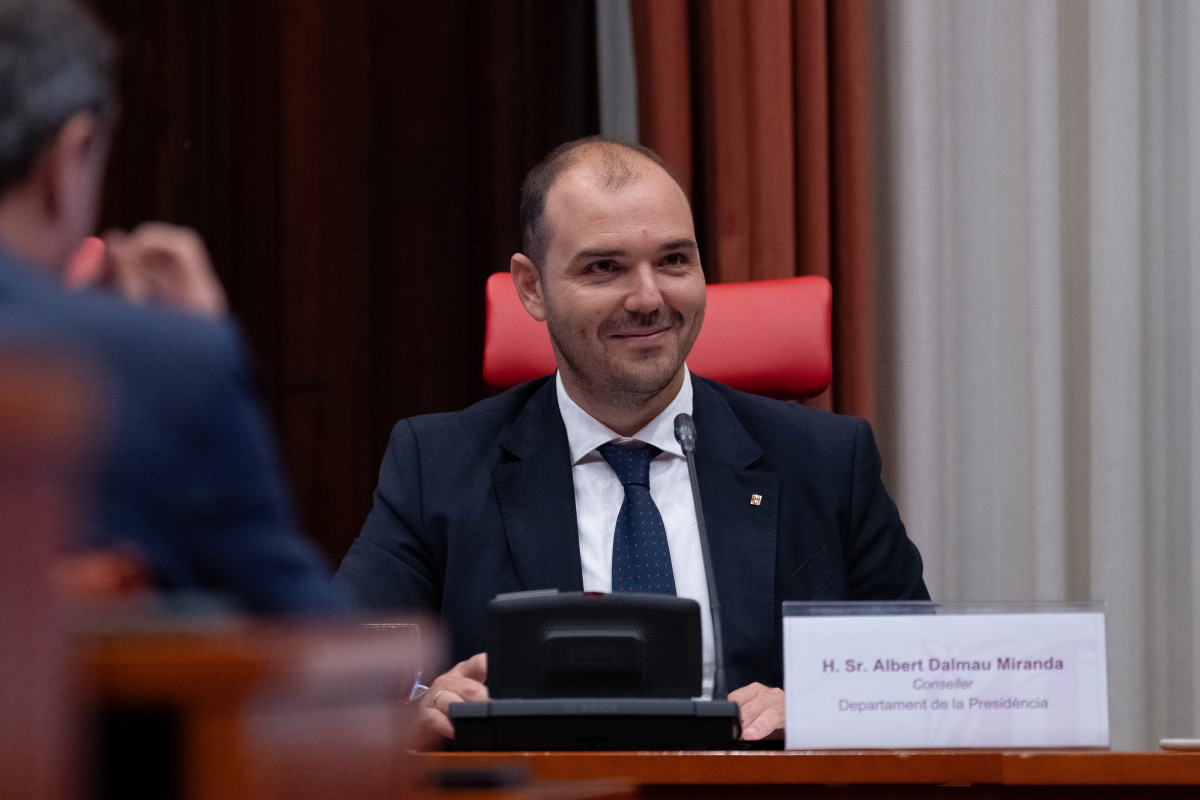 Archivo - El conseller de Presidencia de la Generalitat de Cataluña, Albert Dalmau, en una imagen de archivo.