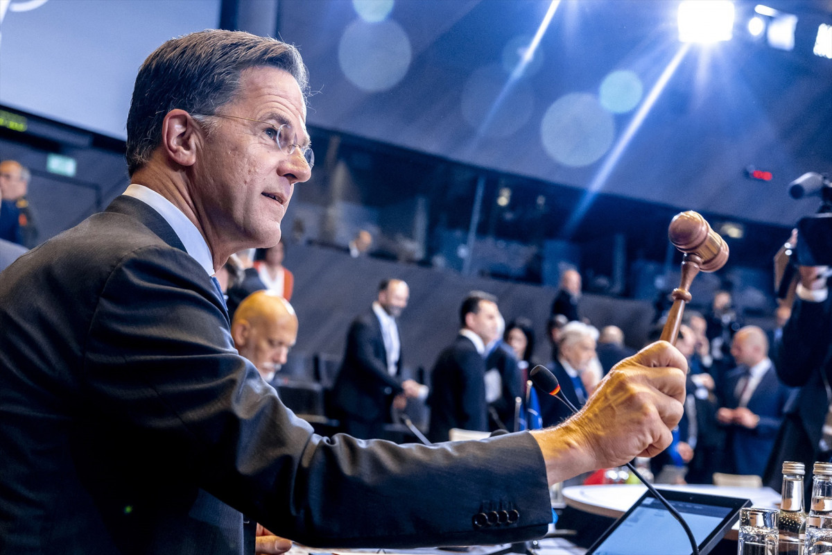 EuropaPress 6776216 handout 05 june 2025 belgium brussels nato secretary general mark rutte