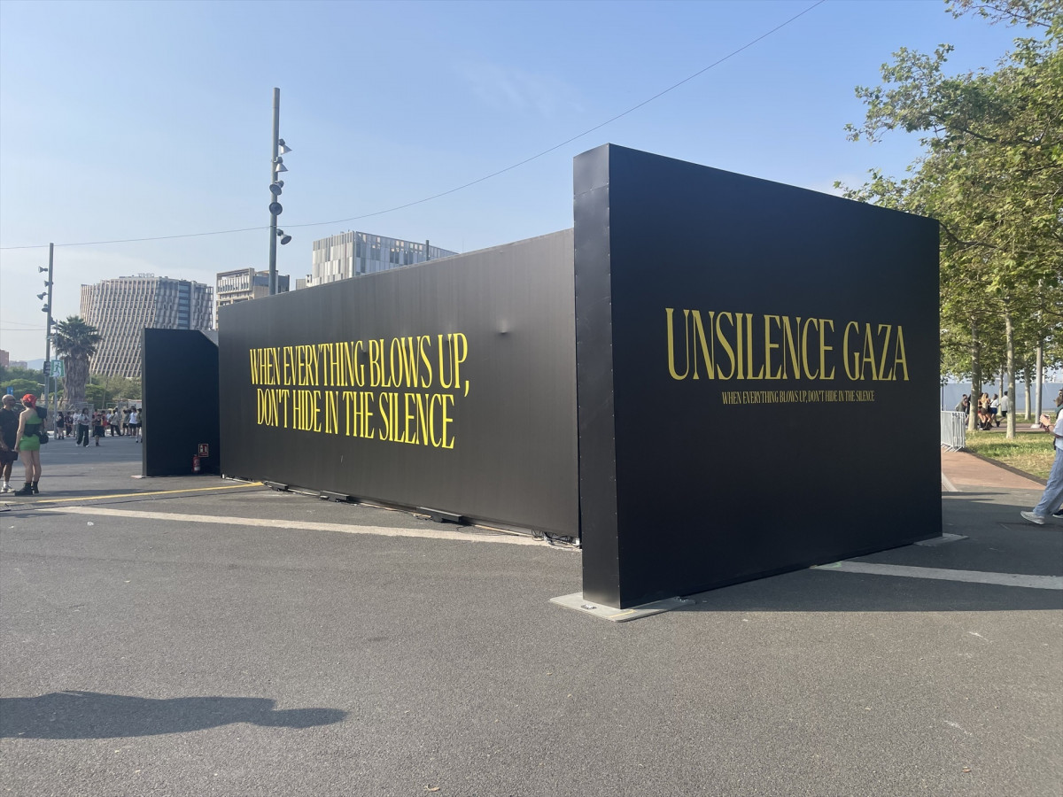 EuropaPress 6777624 instalacion unsilence gaza primavera sound barcelona