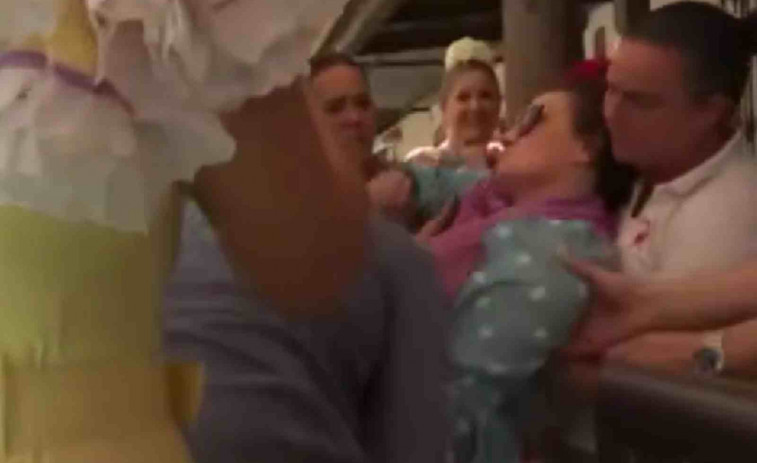 VÍDEO | Dulce, la niñera de Isa P, se desmaya en directo en una conexión con 'La Familia de la Tele'