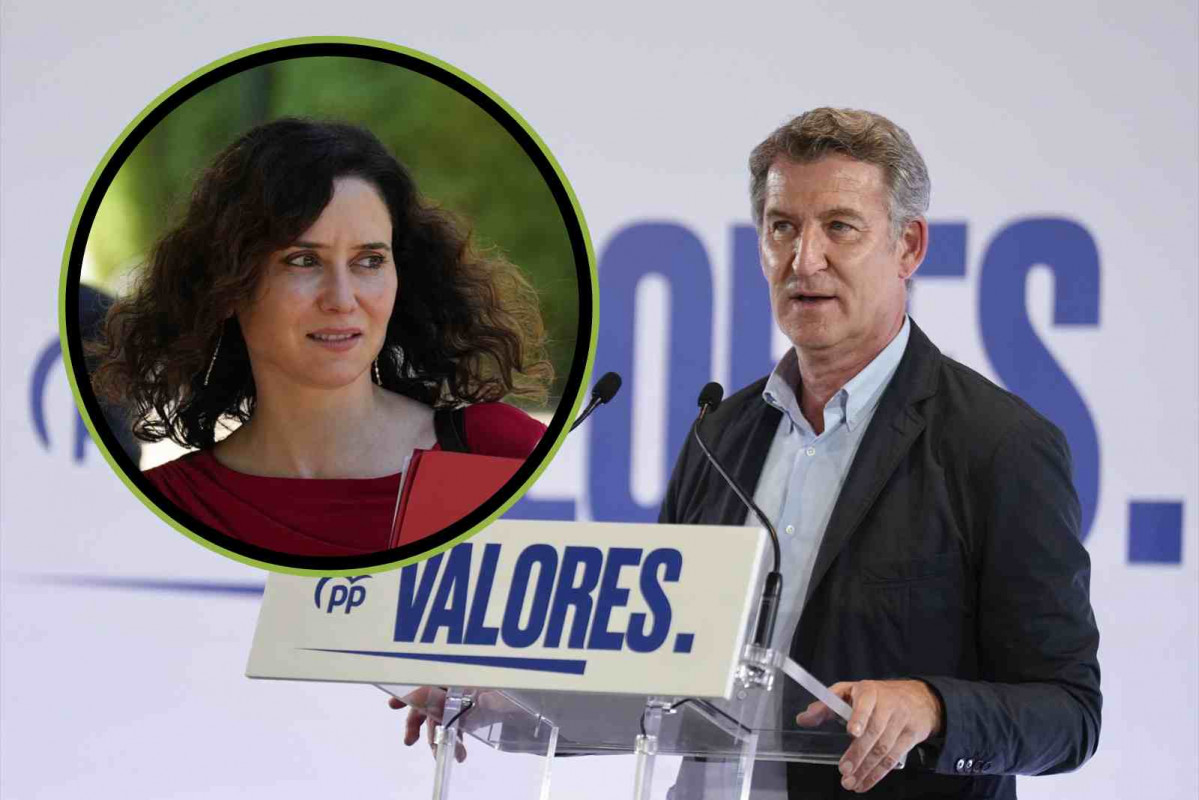 Isabel Díaz Ayuso y Alberto Núñez Feijóo