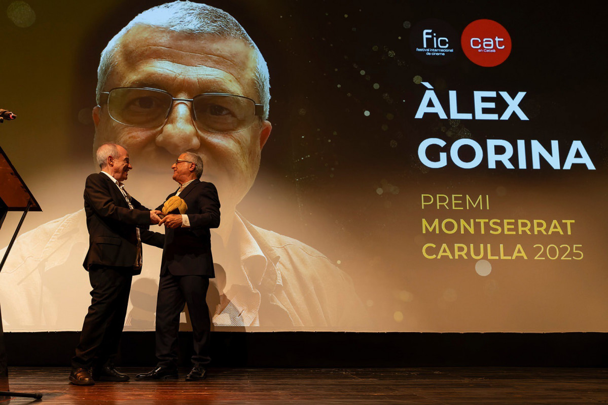 El crítico de cine Àlex Gorina ha ganado el premio Montserrat Carulla del Festival Internacional de Cinema en Català (FIC-CAT)