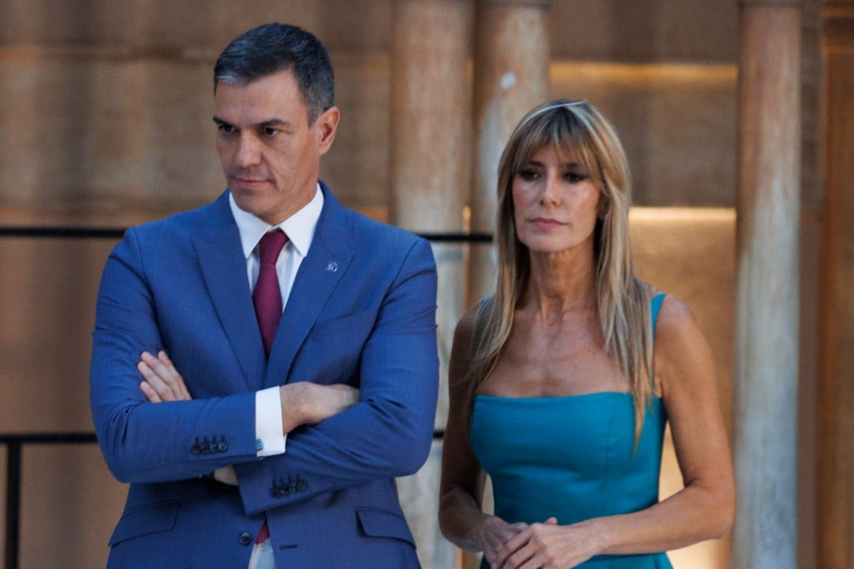 Pedro Sanchez y Begona Gomez. Europa Press
