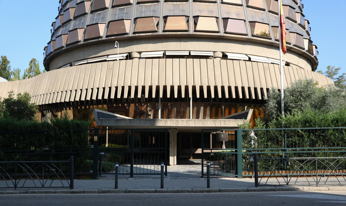 Archivo - Fachada de la Sede del Tribunal Constitucional