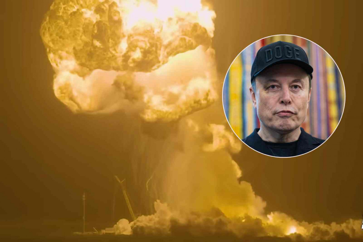 Explosión de Space X, Elon Musk   CANVA