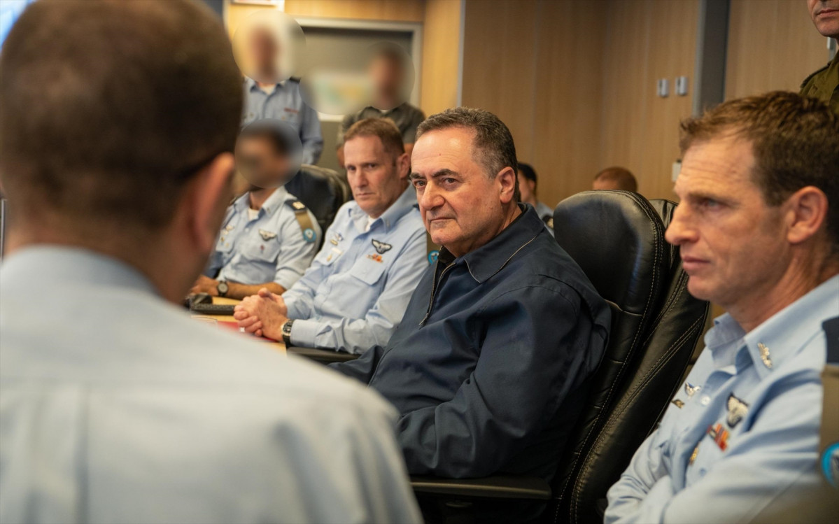 EuropaPress 6806157 ministro defensa israeli israel katz reune mandos militares