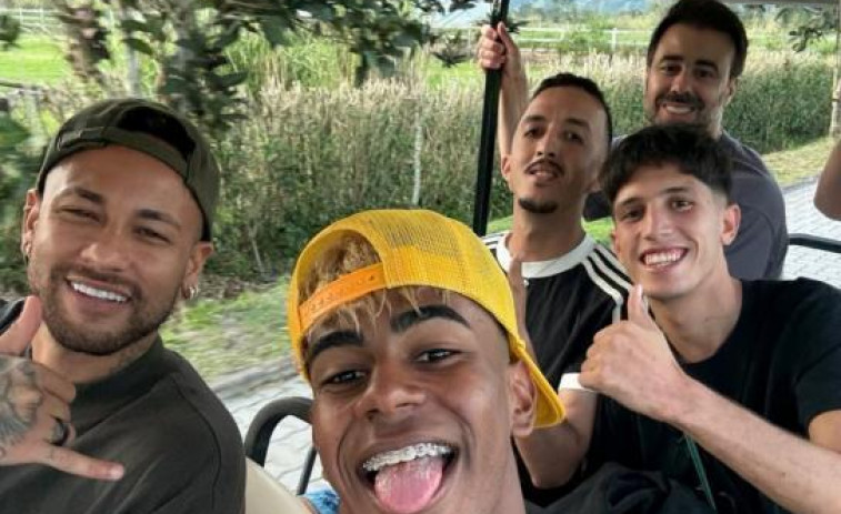 Lamine Yamal de vacaciones en Brasil con Neymar