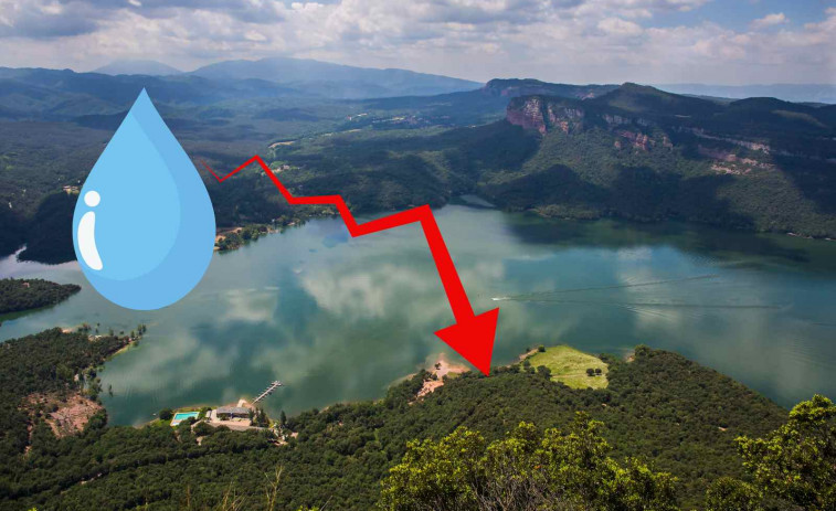 Alerta por el agua en Catalunya: los embalses pierden un punto en solo una semana