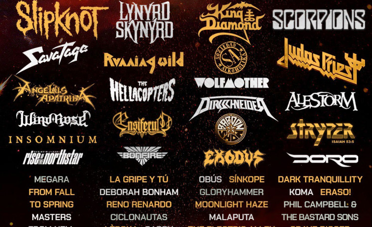 Slipknot abre este jueves el Barcelona Rock Fest en un año con Scorpions y Judas Priest
