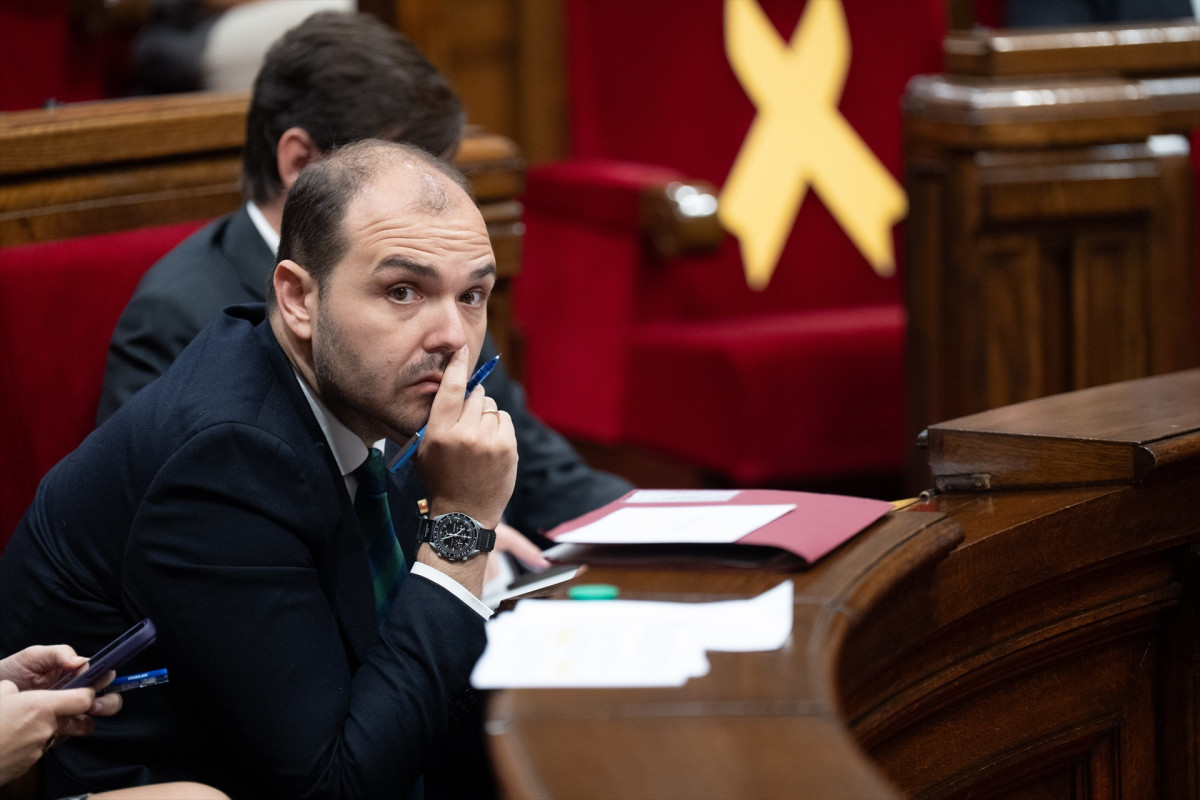 EuropaPress 6634291 conseller presidencia albert dalmau sesion control govern generalitat