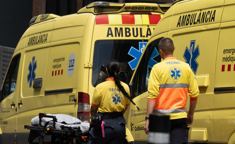 Dos heridos graves en un accidente en la C-31 en Cubelles