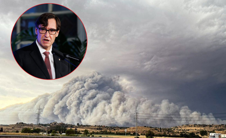 Salvador Illa sobre el incendio de Lleida: “Los fuegos ya no son como antes, serán días duros”