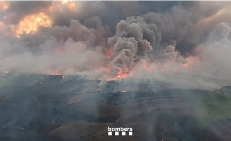 Segarra: dos muertos y más de 5.300 hectáreas quemadas en el incendio