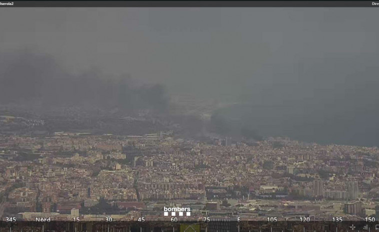 VIDEO: Incendio masivo en Badalona: alerta por la propagación de las llamas