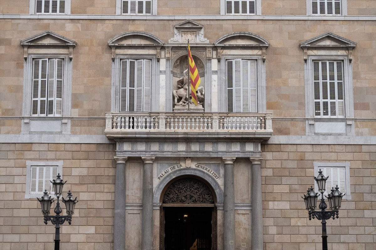 EuropaPress 5779145 fachada palau generalitat 22 febrero 2024 barcelona catalunya espana palau