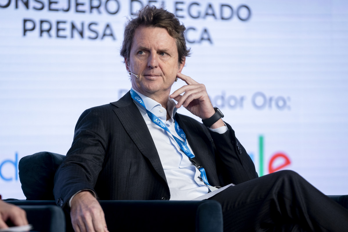 EuropaPress 4847593 consejero delegado grupo godo carlos godo inauguracion evento claves 2023