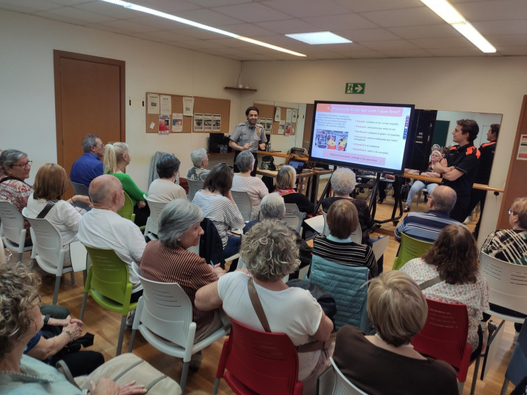 Unas 410 personas participan en la campaña de autoprotección para gente mayor de Protecció Civil