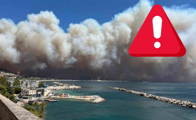 VÍDEO | Un gran incendio arrasa Marsella: evacuaciones forzosas y cierre de infraestructuras