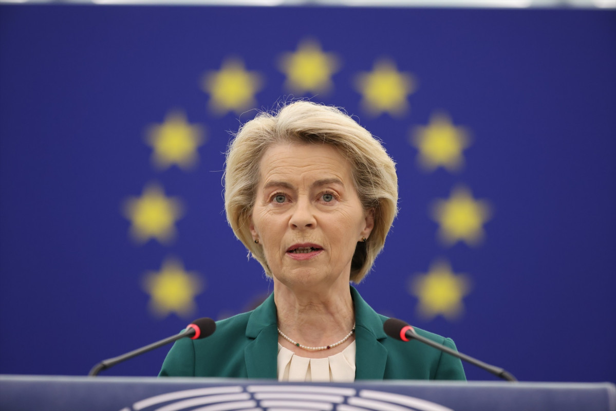 EuropaPress 6845491 08 july 2025 france strassburg the president of the european commission