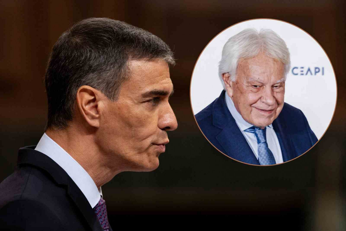Pedro Sánchez y Felipe González