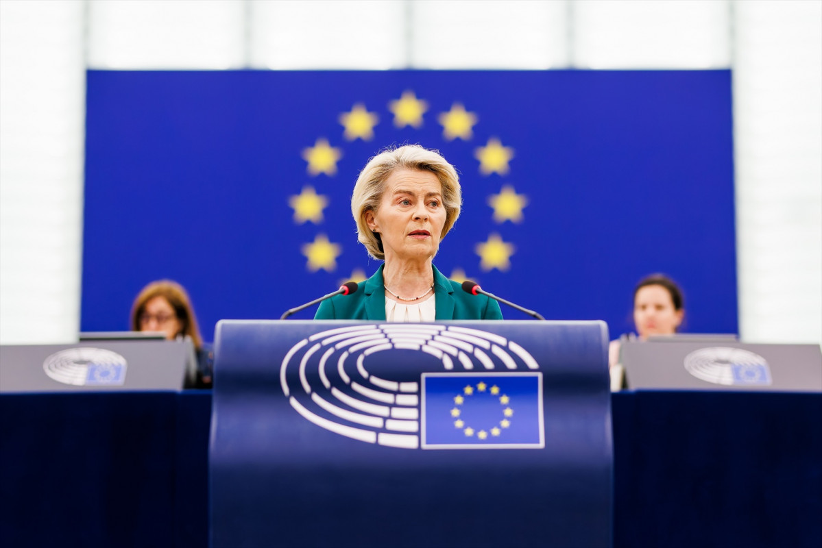 EuropaPress 6845739 08 july 2025 france strassburg the president of the european commission