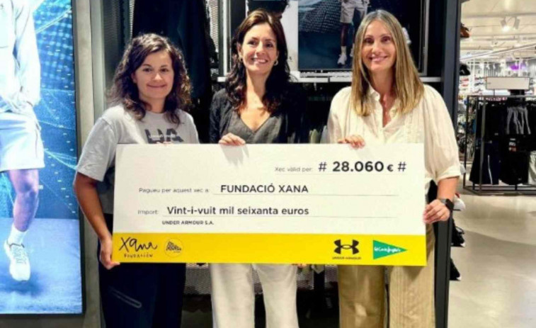 El Corte Inglés dona 28.060€ a la Fundación Xana gracias a la camiseta solidaria de Edgar Plans en la 45ª Cursa