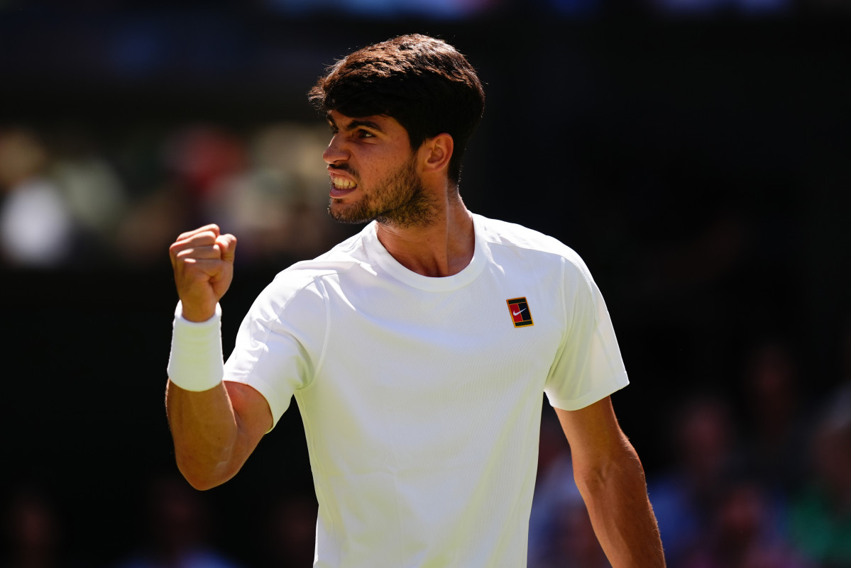 EuropaPress 6852349 11 july 2025 united kingdom london spanish tennis player carlos alcaraz