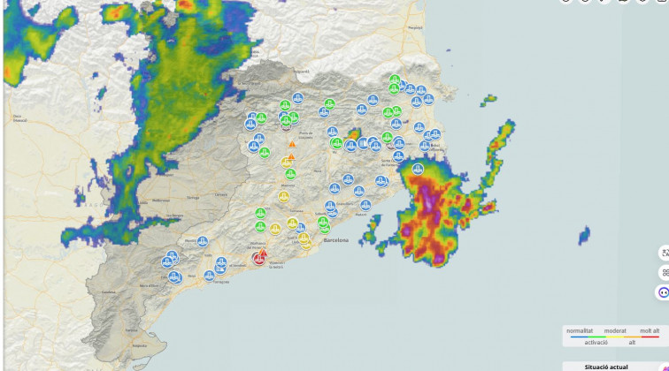 Catalunya supera el grueso de las lluvias aunque quedan afectaciones locales