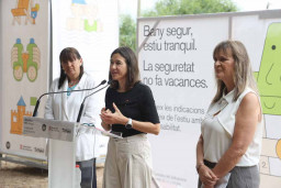 La consellera de Interior Núria Parlon presenta en Gavà la campaña 