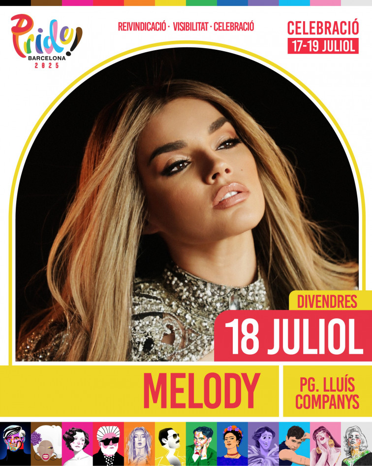 Mónica Naranjo, Chanel, Melody y más: Barcelona se prepara para el Pride! 2025 Histórico con 50 conciertos gratuitos
