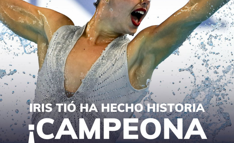 Iris Tió gana el primer oro individual para España en el mundial de Natación Artística