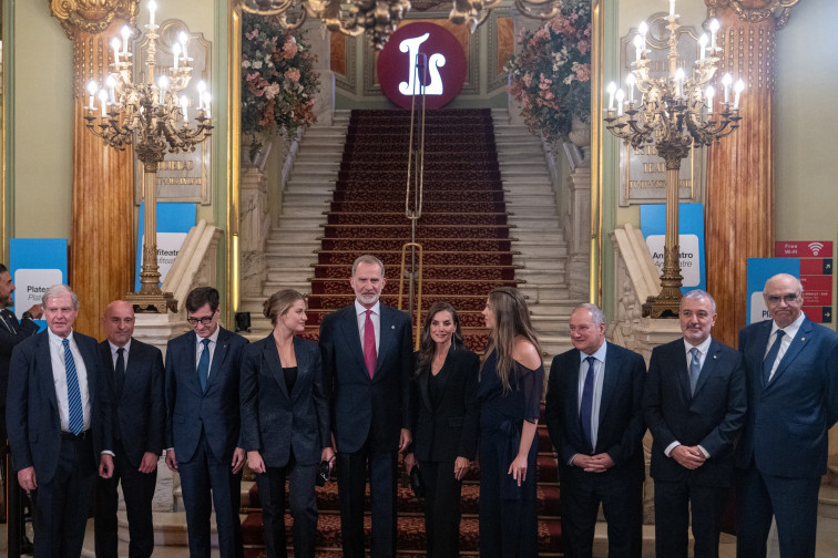 Los Reyes y la Princesa Leonor llegan al Liceu de Barcelona para los Premios Princesa de Girona