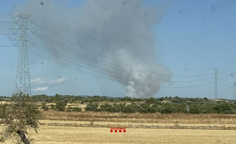 El fuego del incendio en Fulleda no se ha reanudado y ya se da por estabilizado