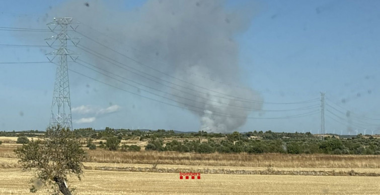 El fuego del incendio en Fulleda no se ha reanudado y ya se da por estabilizado