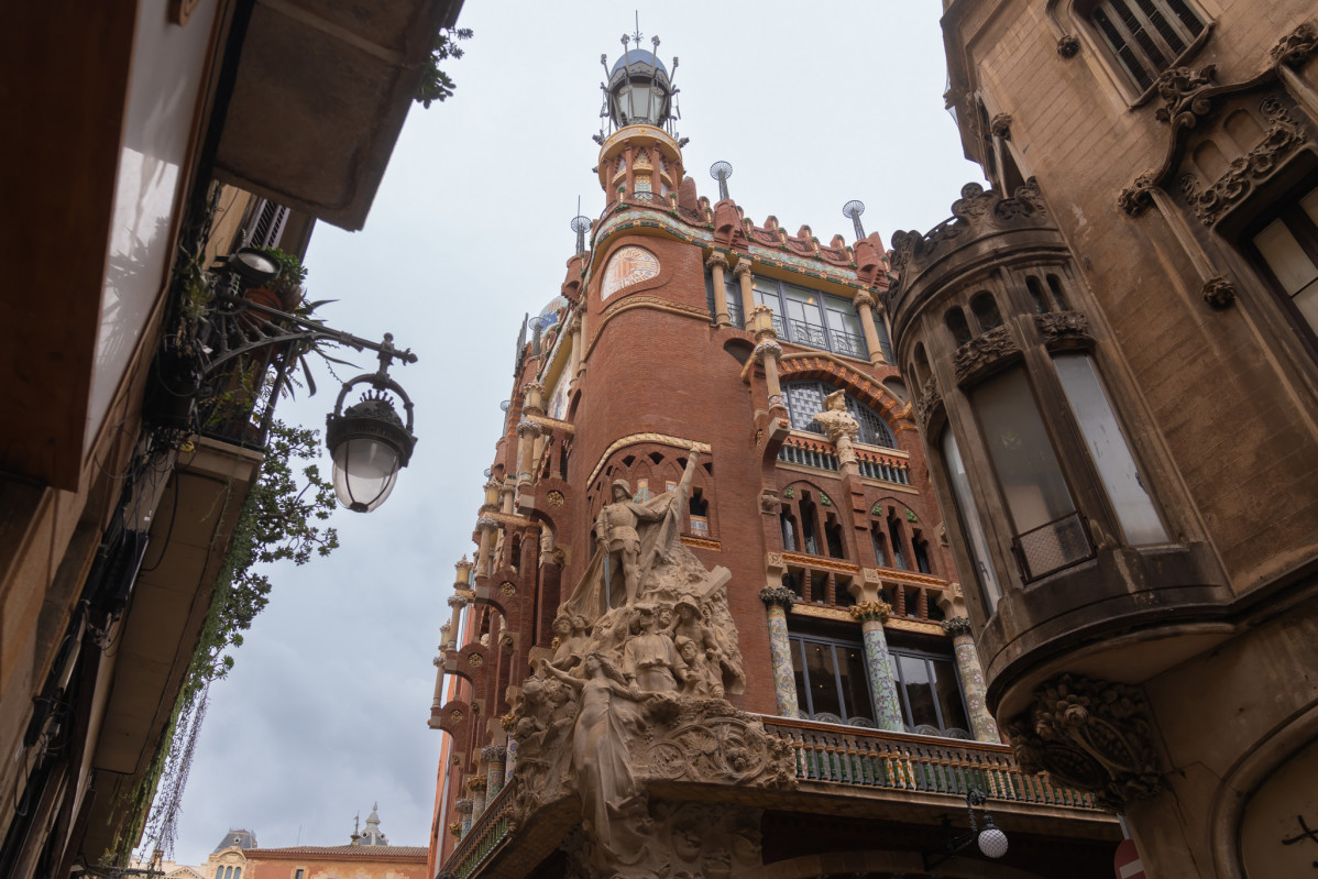 Archivo - Fachada del Palau de la Música Catalana, a 11 de marzo de 2025, en Barcelona, Catalunya (España).